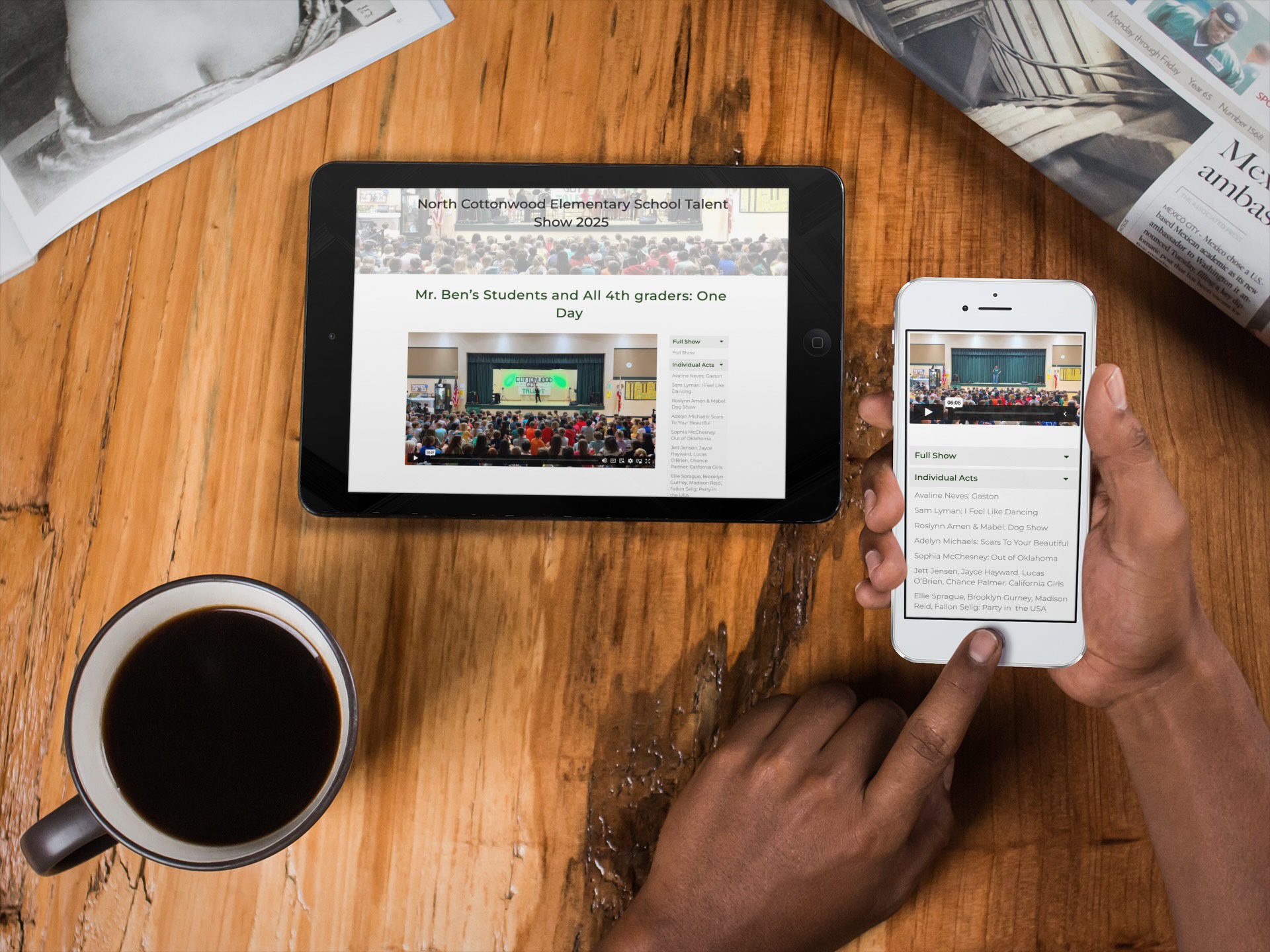 mockup-of-a-man-using-an-ipad-and-an-iphone-6-while-having-coffee-a5144